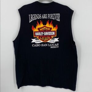 Harley-Davidson Sleeveless Tee Men’s Size XL Cabo San Lucas Mexico